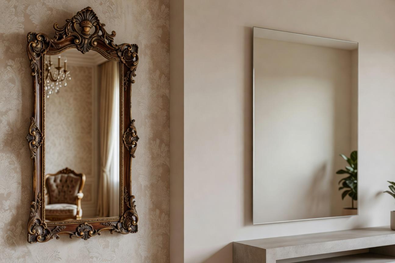 Domowe dekoracje na zdjęciach nieruchomości: home staging ze szkłem
